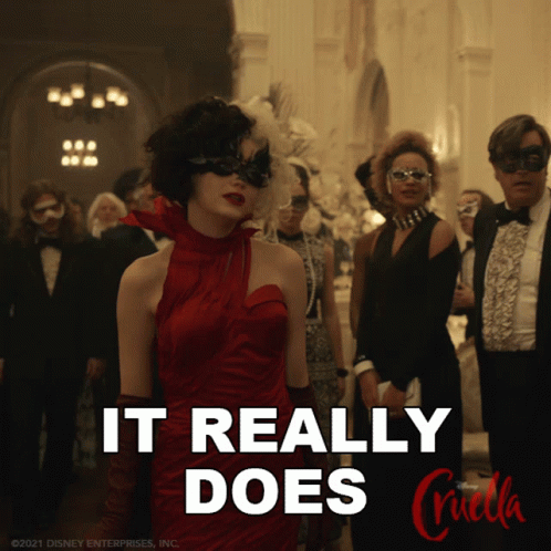 It Really Does Cruella De Vil GIF - It Really Does Cruella De Vil Emma Stone GIFs