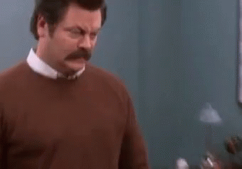 What Just Happened GIF - Parks And Rec Nick Offerman Ron Swanson GIFs