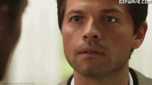 Castiel Laughing GIF - Castiel Laughing Supernatural GIFs