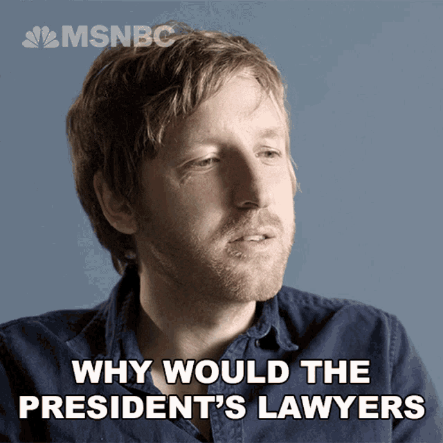 Why Would The Presidents Lawyers Hold A Press Conference At A Landscaping Company Msnbc GIF