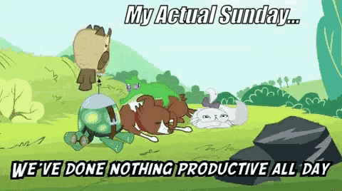 My Actual Sunday Nothing Productive GIF