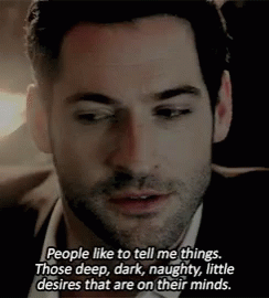Lucifer People Like To Tell Me Things GIF - Lucifer People Like To Tell Me Things GIFs