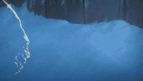 a painting of a snowy landscape with a fence and a gate that says " capxha " on it