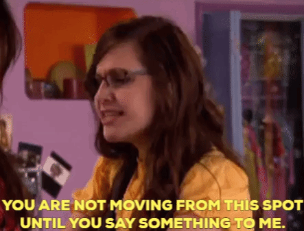 Zoey 101 Quinn Pensky GIF - Zoey 101 Quinn Pensky You Are Not Moving From This Spot GIFs