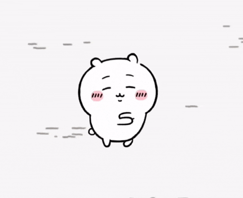 a cartoon drawing of a bear holding a rabbit in its mouth