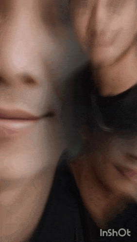 a close up of a person 's face with the words inshot on the bottom right corner .