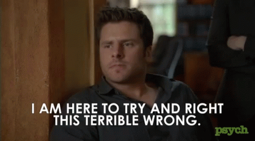 Shawn Spencer James Roday GIF - Shawn Spencer James Roday Right The Wrong GIFs