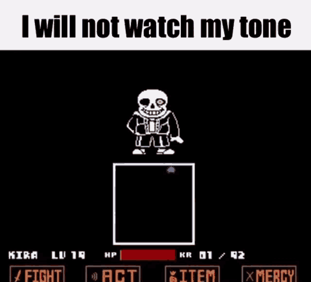 a cartoon skeleton is standing in a square in a video game .