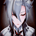 a close up of a cartoon character with horns on her head