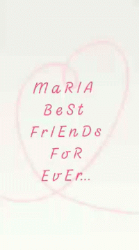 Bff Maria GIF - Bff Maria Friends Forever GIFs