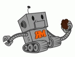 Retromotion Robot GIF