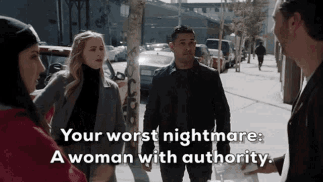 Your Worst Nightmare A Woman With Authority GIF