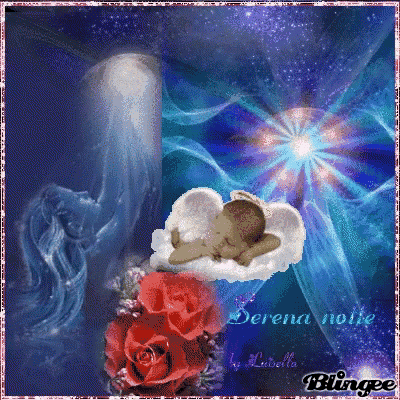 a picture of a baby sleeping with the words serena notte written on the bottom