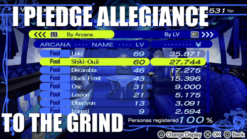 a screenshot of a video game titled pledge allegiance