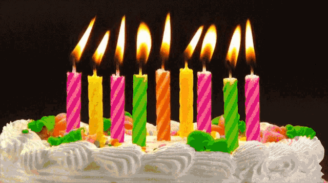 Candles Happy Birthday GIF - Candles Happy Birthday Hbd GIFs