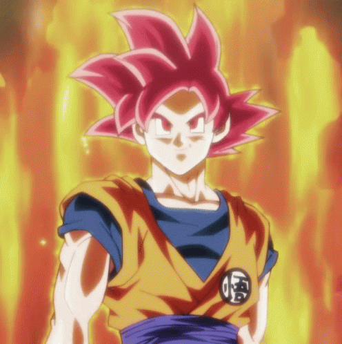 Goku Ssjg GIF - Goku Ssjg God GIFs
