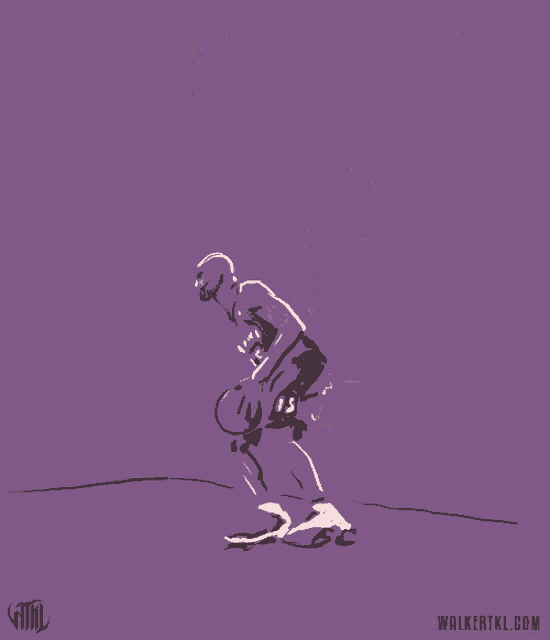 a drawing of a person with the website walkertkl.com written on the bottom