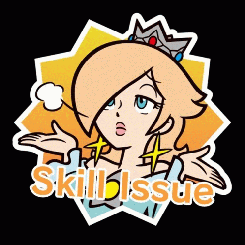 Rosalina Nintendo GIF - Rosalina Nintendo Skill Issue GIFs