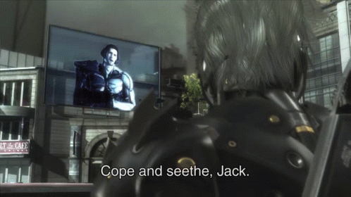 Cope And Seethe Metal Gear Rising GIF - Cope And Seethe Metal Gear Rising Sam GIFs