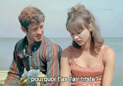 Pourquoi T'As L'Air Triste ? GIF - Jean Paul Belmondo Triste GIFs