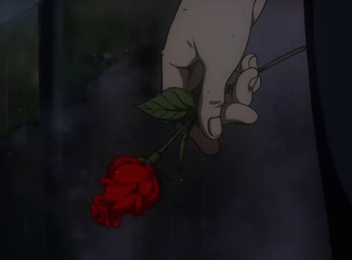 Anime Rose GIF - Anime Rose Hand GIFs
