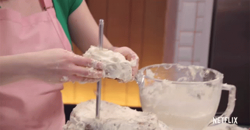 Making Cake Nailed It GIF - Making Cake Nailed It Baking GIFs