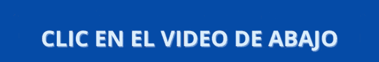 a blue sign that says click en el video de abajo