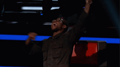 Four Eyes On The Prize GIF - The Voice Usher Reaction GIFs