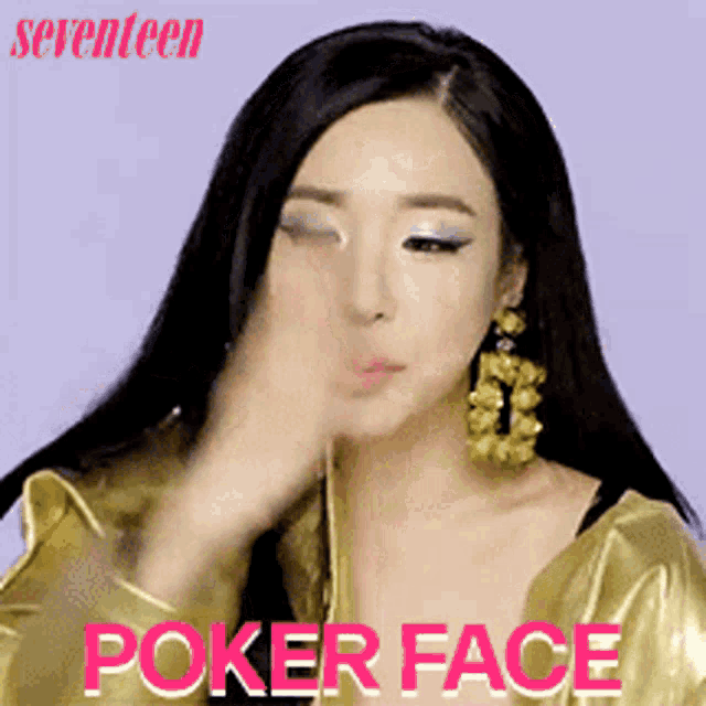 Poker Face Tiffany Young GIF - Poker Face Tiffany Young Song GIFs