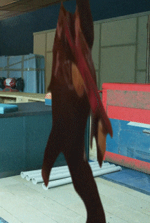 a shark 's tail is visible in a video game scene