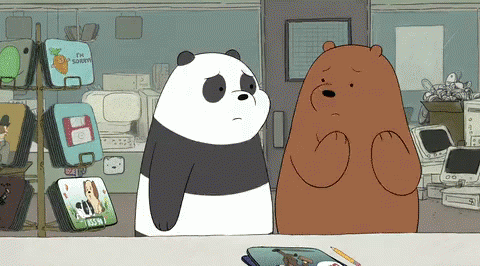 Thinkin Of You GIF - Miss You We Bare Bears Panda GIFs