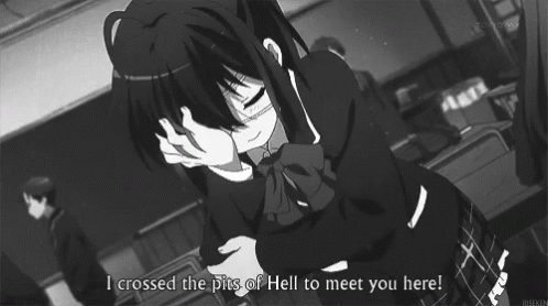 Rikka Crossed Pits Of Hell To Meet You GIF - Rikka Crossed Pits Of Hell To Meet You Anime GIFs