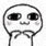 a black and white drawing of a cartoon character with big eyes and a bow tie .