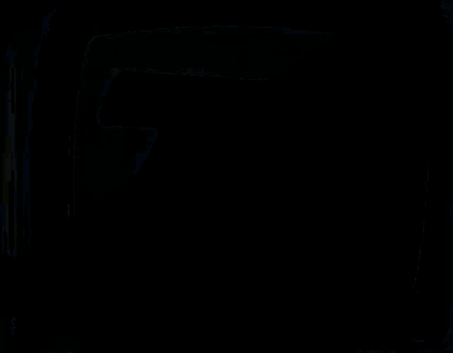 a blue and red tv logo on a black screen