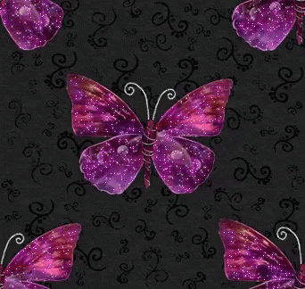 Purple And Black Butterflies GIF