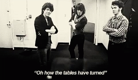 Jonas Brothers Tables GIF - Jonas Brothers Tables Turned GIFs
