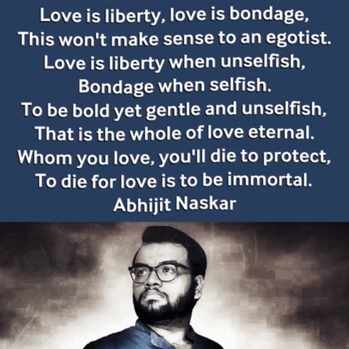 Abhijit Naskar Naskar GIF - Abhijit Naskar Naskar Love Liberty Bondage GIFs