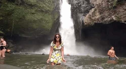 Jennychmie Bali GIF - Jennychmie Bali Waterfall GIFs