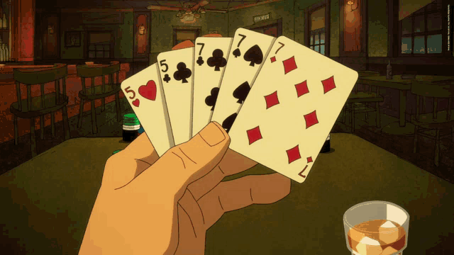 Poker Full House GIF - Poker Full House Card Game GIFs