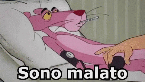 Pantera Rosa Malato Febbre Sto Male Pressione GIF - The Pink Panther Sick Fever GIFs