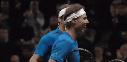 Federer Happy GIF - Federer Happy Nadal GIFs