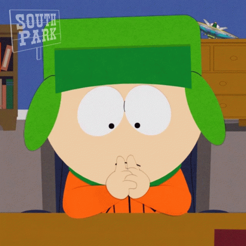 Contemplating Kyle Broflovski GIF - Contemplating Kyle Broflovski South Park GIFs