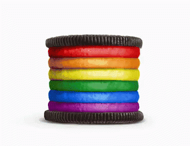 Gay Oreo GIF - Deal With It Pride Cookie GIFs