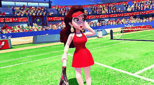 Red Tennis GIF - Red Tennis Pauline GIFs