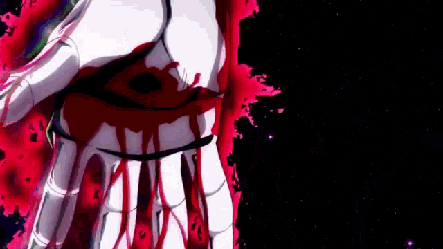 a close up of a person 's torso with blood dripping from it