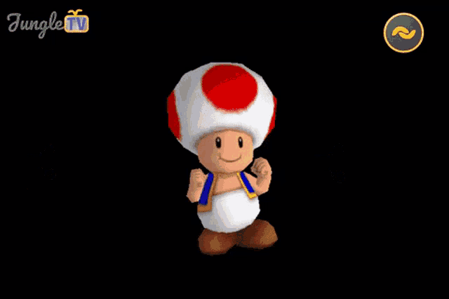 a jungle tv advertisement with a toad and the numbers 2 and 2