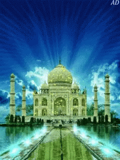 Taj Mahal Glittery GIF - Taj Mahal Glittery GIFs