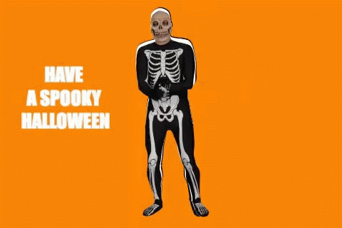 Skeleton Halloween Dance GIF - Skeleton Halloween Dance Halloween Funny GIFs