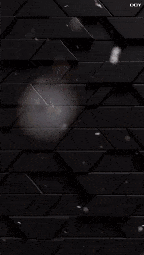 a black background with a white circle in the middle and the word doy below it