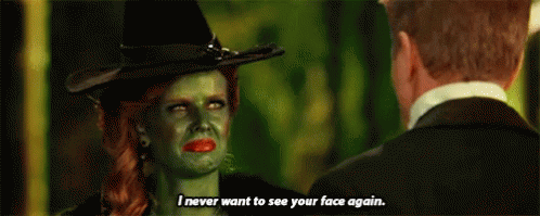 I Never Want To See Your Face Again - Once Upon A Time GIF - Leave Never Again Dont Want You GIFs